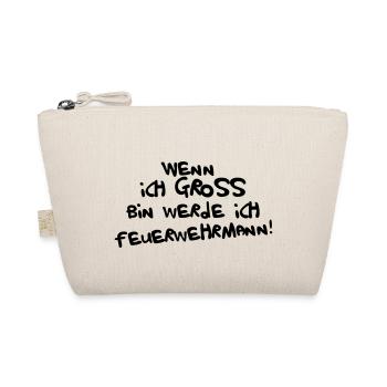 Ich werde Feuerwehrmann - Bio-Täschchen - Natur - Vorne