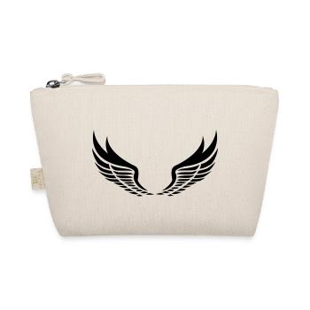 Wings black UK - Organic Pouch - nature - Front