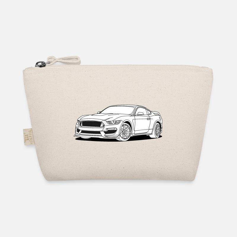 Cool Car White Bio-Täschchen