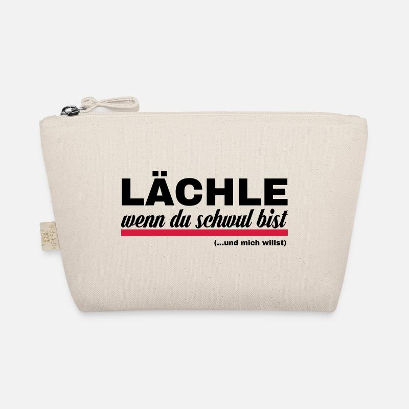 Lächle, wenn Du schwul bist! ...und mich willst Bio-Täschchen