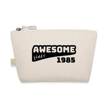 Awesome since 1985 / Birthday-Shirt - Organic Pouch - nature - Front
