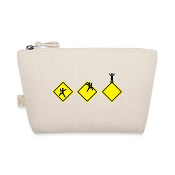 climbing roadsigns - Organic Pouch - nature - Front