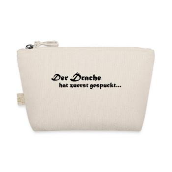 Der Drache hat zuerst gespuckt - Bio-Täschchen - Natur - Vorne