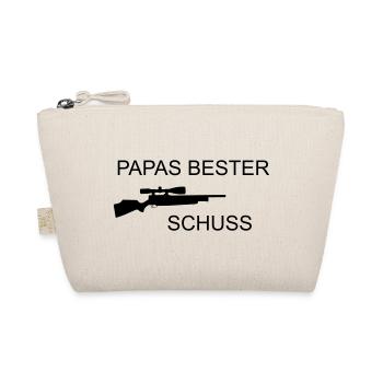 Papas bester Schuss - Bio-Täschchen - Natur - Vorne