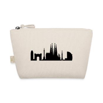 Barcelona Skyline Spanien - Bio-Täschchen - Natur - Vorne