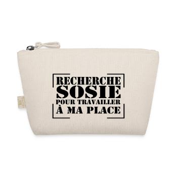 recherche sosie...citation, message, humour - Trousse biologique - nature - Devant