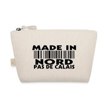 Made in NORD PAS DE CALAIS (1c) - Organic Pouch - nature - Front
