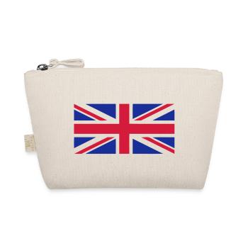Englisch Flagge Englisch Flagge Union Jack - Bio-Täschchen - Natur - Vorne