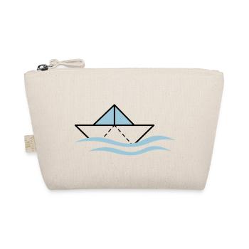 Paper boat on waves - Organic Pouch - nature - Front