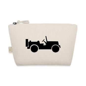 military jeep car Kids' Shirts - Organic Pouch - nature - Front