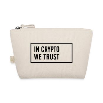 IN CRYPTO WE TRUST - Bio-Täschchen - Natur - Vorne