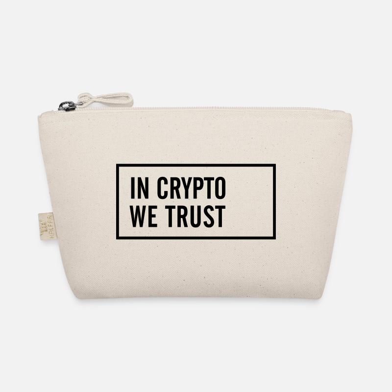 IN CRYPTO WE TRUST - Bio-Täschchen - Natur