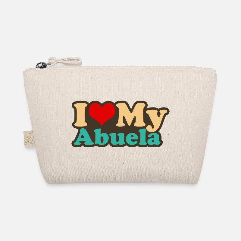 i love my abuela - Bio-Täschchen - Natur