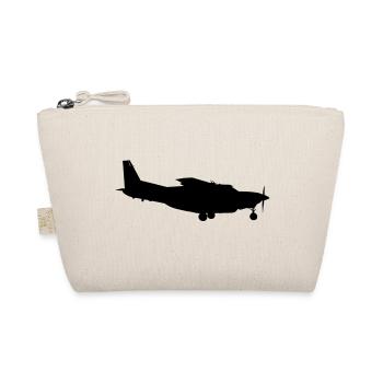 Flugzeug - Bio-Täschchen - Natur - Vorne