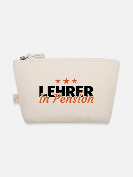 Lehrer Pension Ruhestand Rente Geschenk - Bio-Täschchen - Natur