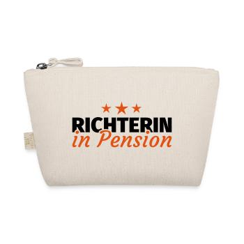 Richterin Pension Ruhestand Rente - Bio-Täschchen - Natur - Vorne