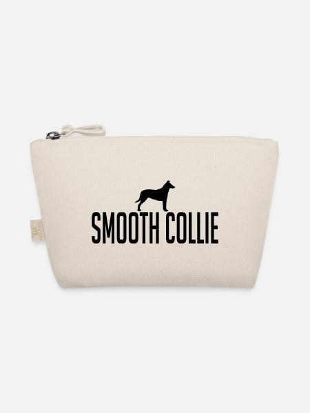 SMOOTH COLLIE Hunde Hund Wilsigns Kurzhaar Collie - Bio-Täschchen - Natur - Vorne