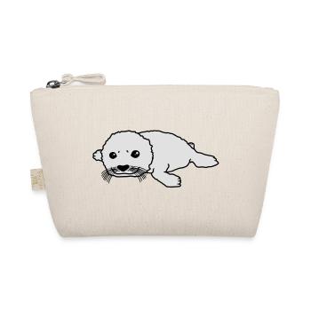 cute_baby_seal - Organic Pouch - nature - Front