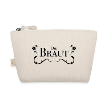 Hier ist die Braut! - Bio-Täschchen - Natur - Vorne