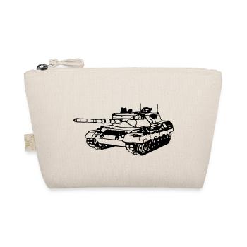 Panzer Leopard 1 - Bio-Täschchen - Natur - Vorne