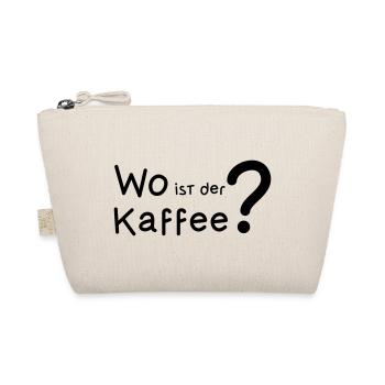 Wo ist der Kaffee ? - Bio-Täschchen - Natur - Vorne