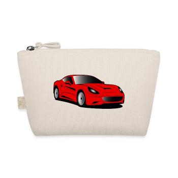 sport car red - Organic Pouch - nature - Front
