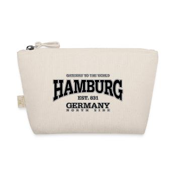 Hamburg (black) - Bio-Täschchen - Natur - Vorne