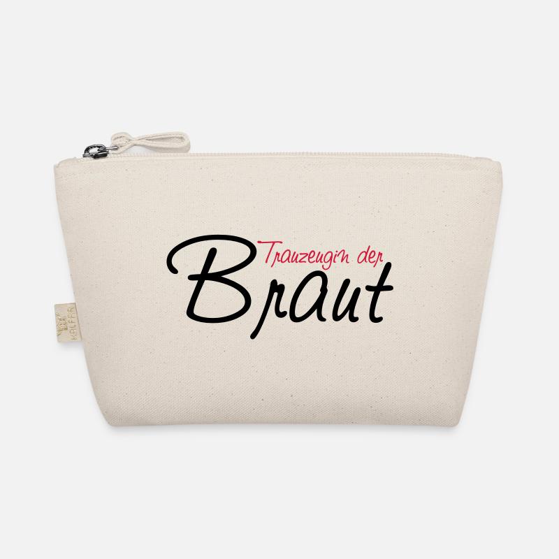 trauzeugin_der_braut - Bio-Täschchen - Natur