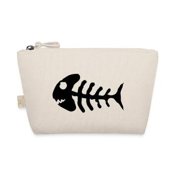 bone_fish_f1 - Organic Pouch - nature - Front