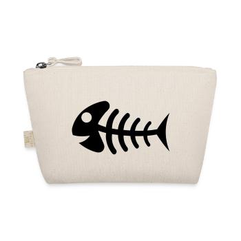fish_bones_f1 - Organic Pouch - nature - Front