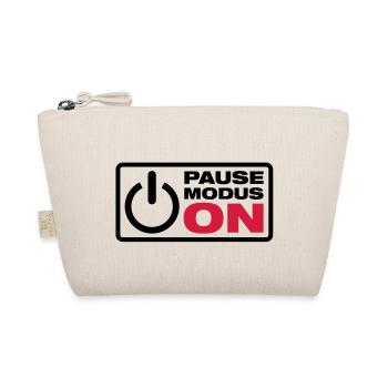 Pause Modus ON - Bio-Täschchen - Natur - Vorne