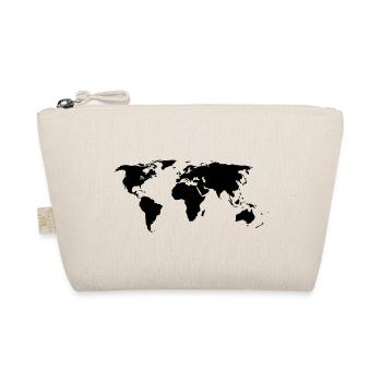 worldmap-weltkarte - Bio-Täschchen - Natur - Vorne