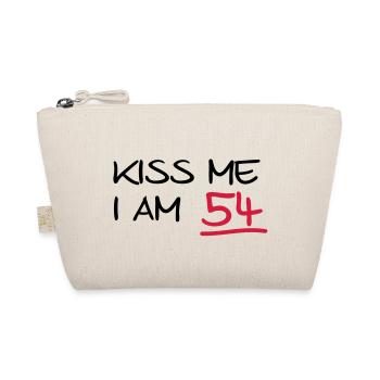 kiss me i am 54 birthday (fr) - Trousse biologique - nature - Devant