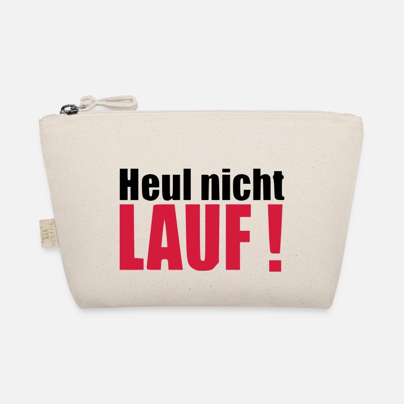 Heul nicht LAUF Geschenk Läufer Geburtstag Bio-Täschchen