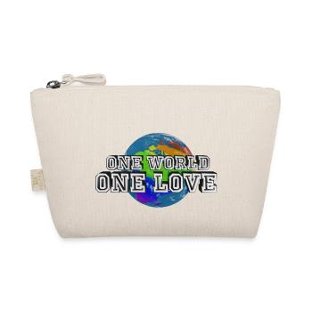 One World - One Love - Bio-Täschchen - Natur - Vorne