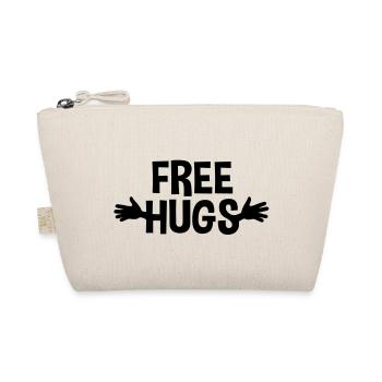 free hugs - Bio-Täschchen - Natur - Vorne