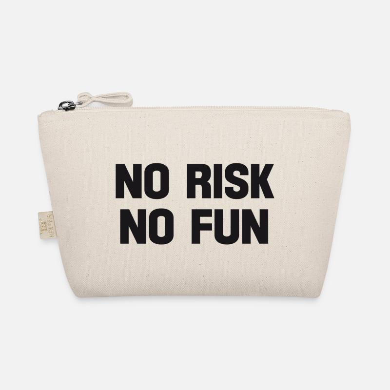 no risk no fun Bio-Täschchen
