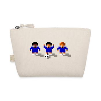 Soccer Blue - Organic Pouch - nature - Front