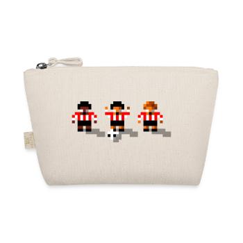 Soccer Red and - Organic Pouch - nature - Front