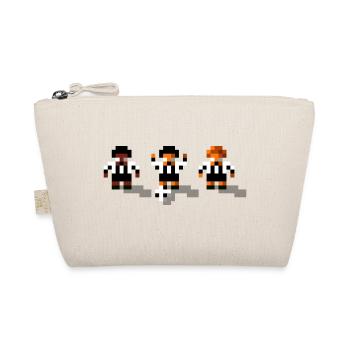 Soccer Black and White - Organic Pouch - nature - Front