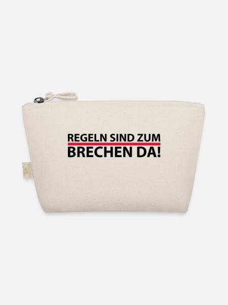Regeln sind zum brechen da - Bio-Täschchen - Natur
