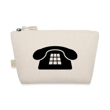 Old Phone - Organic Pouch - nature - Front