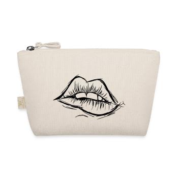 Lèvres sexy, pour tomber amoureux, idée cadeau - Trousse biologique - nature - Devant