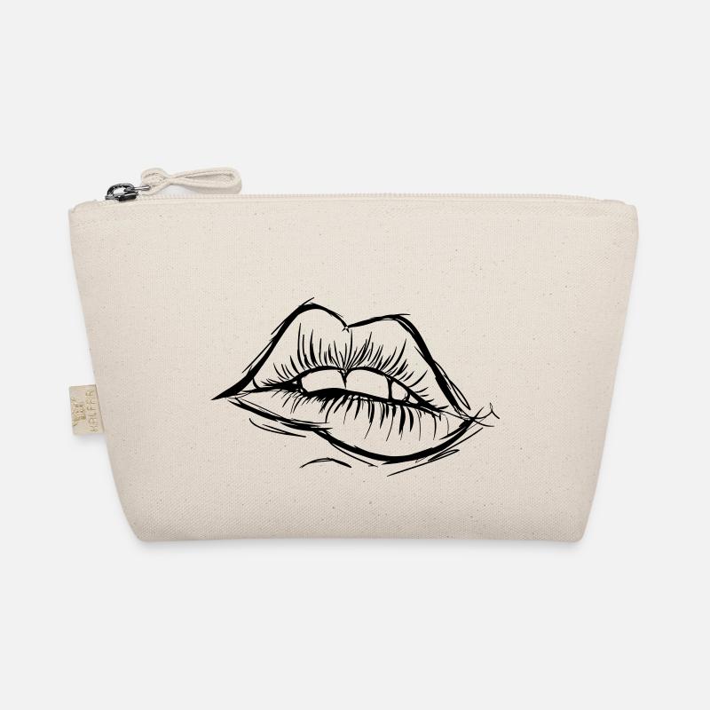 Sexy lips to fall in love with, gift idea Organic Pouch