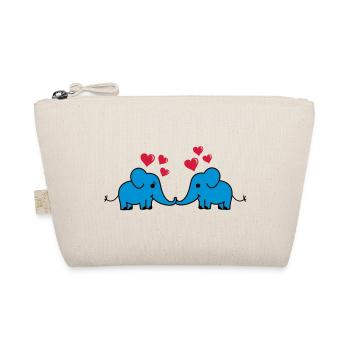 elefant_love - Organic Pouch - nature - Front