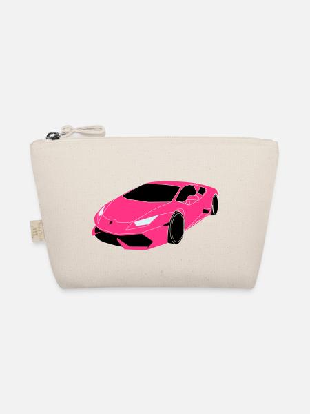 Lambo Sports Car - Organic Pouch - nature - Front