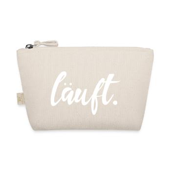 running jogging success motto make running fun - Organic Pouch - nature - Front