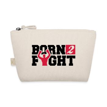 born_2_fight_a2 - Bio-Täschchen - Natur - Vorne
