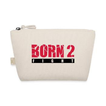 born_2_fight_g2 - Bio-Täschchen - Natur - Vorne