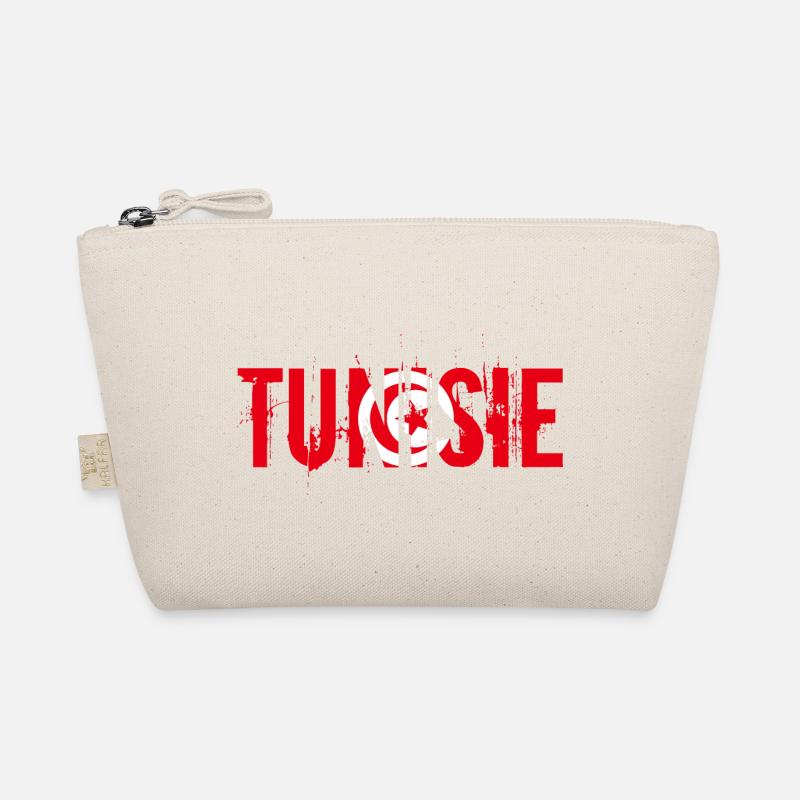 logo_flag_grunge_tunisie - Bio-Täschchen - Natur